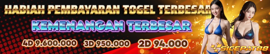 SICEPAT88 Situs Togel Resmi Terbesar di Indonesia